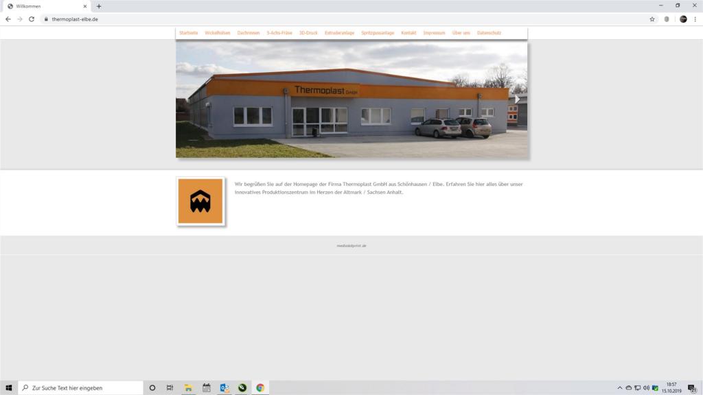 Homepage Werbeagentur Druckerei Stendal