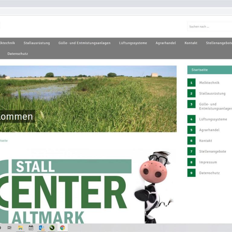 Homepage Werbeagentur Druckerei Stendal